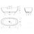 Ванна отдельностоящая Cezares Solid Surface 170x80 см CZR-RELAX2.0-170-80-56-SSB, белый матовый - фото 5