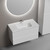 Тумба подвесная с раковиной-столешницей Sancos Snob R 90 см SNR90W, Bianco (раковина Element CN7002) - фото 4