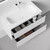Тумба подвесная с раковиной Sancos Snob R 90 см SNR90W, Bianco (раковина Grace CN7019wx) - фото 3