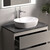 Тумба подвесная с раковиной Sancos Snob R 80 см SNR80CE, Beige Soft (раковина Element CN5010, столешница TT80A1X) - фото 4