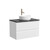 Тумба подвесная с раковиной Sancos Snob R 80 см SNR80W, Bianco (раковина Element CN5001, столешница TT80A1X) - фото 