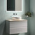 Тумба подвесная с раковиной Sancos Snob R 80 см SNR80W, Bianco (раковина Element CN5024, столешница TT80A2) - фото 8