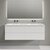 Тумба подвесная с раковиной-столешницей Sancos Folk 140 см FL70W, Bianco (раковина Grace CN7022wx) - фото 