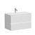 Тумба подвесная с раковиной Sancos Folk 80 см FL80W, Bianco (раковина Grace ​CN7012) - фото 
