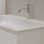 Тумба подвесная с раковиной Sancos Folk 80 см FL80W, Bianco (раковина Grace ​CN7012) - фото 4
