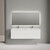 Тумба подвесная с раковиной-столешницей Sancos Folk 160 см FL80W, Bianco (раковина Grace ​CN7023) - фото 6
