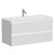 Тумба подвесная с раковиной Sancos Folk 100 см FL100W, Bianco (раковина Grace ​CN7013​) - фото 