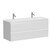 Тумба подвесная с раковиной Sancos Folk 120 см FL120W, Bianco (раковина Grace ​CN7016​) - фото 