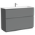 Тумба напольная с раковиной Sancos Folk Floor 120 см FL120FES, Ergraut soft (раковина Grace CN7017) - фото 