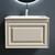 Тумба подвесная с раковиной Sancos Very 60 см VR60CE, Beige soft (раковина Grace CN7011) - фото 