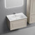 Тумба подвесная с раковиной Sancos Very 70 см VR70CE, Beige soft (раковина Element ​CN7007​) - фото 5
