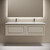Тумба подвесная с раковиной-столешницей Sancos Very 140 см VR70CE, Beige soft (раковина Grace CN7022​) - фото 