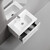 Тумба подвесная с раковиной Sancos Very 70 см VR70W, Bianco (раковина Element ​CN7007​) - фото 5