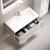 Тумба подвесная с раковиной Sancos Very 90 см VR90W, Bianco (раковина Grace CN7019) - фото 4
