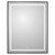 Зеркало BelBagno 70x90 см SPC-KRAFT-700-900-LED-TCH-WARM-NERO - фото 