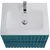 Тумба подвесная с раковиной Art&Max Elegant AM-ELEGANT-600-2C-SO-AQ-P 60 см (раковина AM7110-60) аквамарин - фото 3