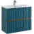 Тумба подвесная с раковиной Art&Max Elegant AM-ELEGANT-600-2C-SO-AQ-P 60 см (раковина AM7110-60) аквамарин - фото 