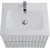 Тумба подвесная с раковиной Art&Max Elegant AM-ELEGANT-600-2C-SO-BM-LED 60 см (раковина AM7110-60) белый матовый - фото 3