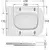 Унитаз подвесной безободковый Art&Max Latina AM215CHR/SC с тонкой крышкой микролифт - фото 11