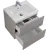 Тумба подвесная с раковиной Art&Max Elegant AM-ELEGANT-600-2C-SO-GCM-LED 60 см (раковина AM7110-60) светло-серый матовый - фото 4