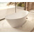 Ванна отдельностоящая Solid Surface Vincea 170x78 см VBT-4S08MW, белый матовый - фото 2