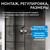 Душевая перегородка Abber Immer Offen 90 см AG62090B, черный/прозрачное - фото 5
