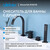 Смеситель для ванны Abber Wasserfall AF8613B, черный матовый, Цвет производителя: чёрный матовый - фото 2
