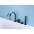 Смеситель для ванны Abber Wasserfall AF8613B, черный матовый, Цвет производителя: чёрный матовый - фото 9