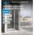 Душевая дверь Abber Sonnenstrand 140 см AG04140S, хром/прозрачное, Цвет стекла: прозрачное, Цвет профиля: хром, Размер - мм: 1400 - фото 2