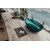Ванна прозрачная Abber Kristall 180x85 см AT9702Aquamarin, бирюзовый - фото 3
