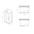 Душевое ограждение Abber Schwarzer Diamant 120x70 см AG30120BMH-S70BM-S70BM, чёрный/матовое - фото 15