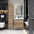 Тумба подвесная с раковиной Briz Берн 70 см 238 03-18070-15 00 ВЕЛ (раковина Грэйс 70) дуб веллингтон - фото 5