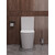 Унитаз-компакт безободковый Cezares Liner-Tor CZR-6726-CP-TOR/SC с тонкой крышкой микролифт, кнопка брашированное золото (система смыва Торнадо) - фото 8