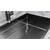 Кухонная мойка Paulmark Next-multi sink 58 Uni 1,2 мм PM785845-GM, вороненая сталь - фото 4