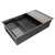 Кухонная мойка Paulmark Next-multi sink 74 Uni 1,2 мм PM787445-GM, вороненая сталь - фото 3