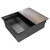 Кухонная мойка Paulmark Next-multi sink 54 Uni 1,2 мм PM785445-GM, вороненая сталь - фото 3
