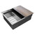 Кухонная мойка Paulmark Next-multi sink 54 Uni 1,2 мм PM785445-BS, сталь брашированная - фото 3