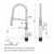 Смеситель для кухни Paulmark Barrel Ba214029-AN, антрацит - фото 3