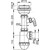 Сифон для мойки AlcaPlast A446P-DN50/40 - фото 2