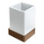 Стакан для зубных щеток Boheme Qubic 10724-BRB, цвет брашированная бронза - фото 