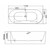 Ванна акриловая Grossman Cristal 170x80 см GR-2204R - фото 6