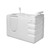 Ванна акриловая сидячая Abber 130x70 см AB9000 C R - фото 2
