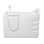Ванна акриловая сидячая Abber 130x70 см AB9000 C R - фото 