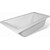Ванна каменная Aquanet Bright Stone 150х70 см AQ-00368583 - фото 