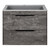Тумба подвесная с раковиной Vincea Кьяра 2D (Chiara 2D) 60 см VMC-2C2600GS (раковина VCB-13600G) серый камень - фото 