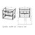 Тумба подвесная с раковиной Vincea Кьяра 2D (Chiara 2D) 60 см VMC-2C2600GS (раковина VCB-13600G) серый камень - фото 5