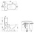 Унитаз-компакт Kerasan Retro 101301 (бачок 107101, механизм слива 756990, крепление 760390) белый/хром - фото 3