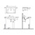 Раковина врезная на столешницу Kerasan Inka Project 60 см 341101*1 - фото 15