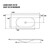 Раковина врезная на столешницу Kerasan Shape 102 см 547001*1 - фото 7