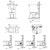 Унитаз-компакт Kerasan Waldorf Prolungato 411601 (бачок 418301, труба 757193, механизм слива 757093, крепление 760393) белый/бронза - фото 6